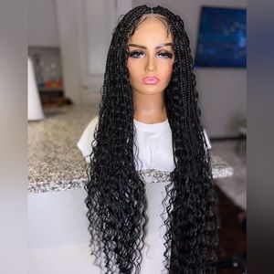 Boho Box Braids (4*4 Closure)
